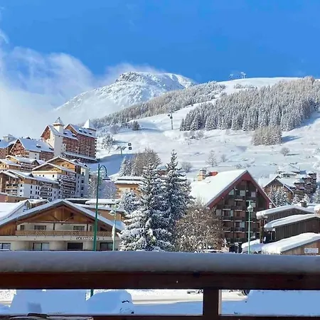 Centre Station Les Deux-alpes - Appart 35 M2 - 2ch - 4a6pers - Balcon - Parking - Front De Neige Apartment Les Deux Alpes
